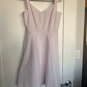 Ann Taylor Elegant Pink Sleeveless Dress